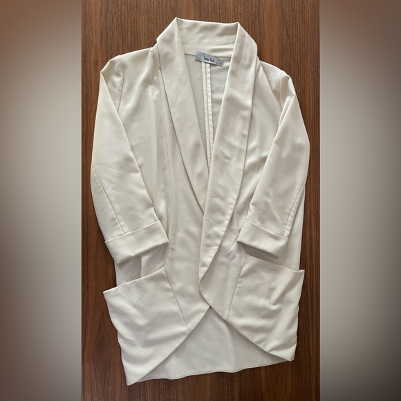 Barilà Cream Coloured Blazer Cardigan Size M - Picture 3 of 4